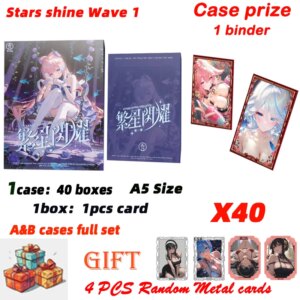 Wholesale 2025 Newest A5 Size Stars shine Wave 1 Goddess Story Card Board Waifu Yae Miko Ganyu Doujin Toys Christmas Gift