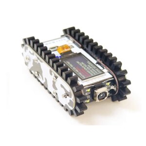 Mini Car Metal Tank Chassis Scout Trolley Tank for ESP32 Vscode Programmable Robot App/Handle Control ESP32-S3 Tractor Crawler