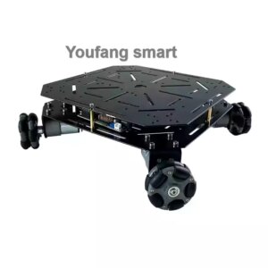 5kg Load ROS 4WD Omni Wheel Robot Car Chassis with Encoder Motor Square Mobile Robot for STM32 Ps2 Programmmable Robot DIY Kit
