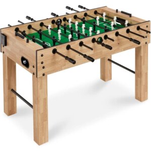 Large 54in Full-Size Foosball Table for Home, Game Room w/ 2 Balls, 2 Cup Holders