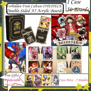 Forbidden Fruit Culture ONEPIECE Double-Sided A5 Acrylic Boards Anime Nami & Luffy Boa Hancock Child Gift Toys CCG ACG