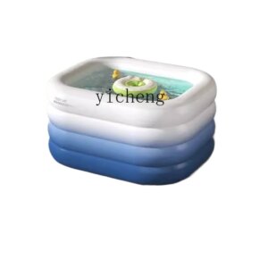 Tqh Baby Swimming Pool Baby Bath Pool Household Foldable Thickened Children Swimming Bucket Inflatable Swimming Pool