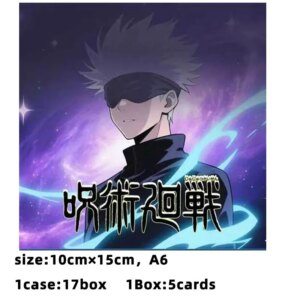 Wholesales Jujutsu Kaisen Collection Cards acrylic color paper Wave1 Booster Box 1Case Playing Cards Games Toys Child Gift