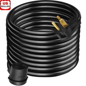 Heavy Duty 50FT Welder Extension Cord NEMA 6-50 40A 250V Pure Copper Cable Compatible with Most Welders Portable Power Supply