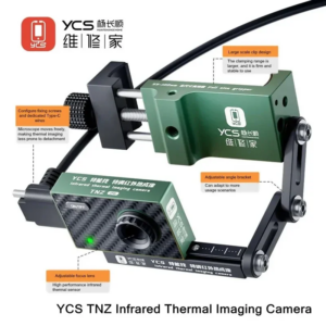 YCS MINI Microscopic Thermal Imaging Camera Variable Focus Fast Positioning Fault Source Main Board Chip Diagnosis Instrument