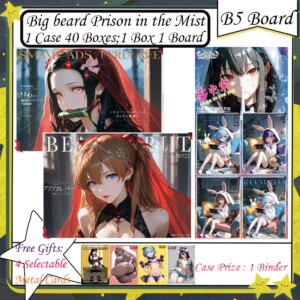 Big beard Prison in the Mist B5 Board Goddess Albedo Nezuko Rem Nami Swimsuit Bikini Waifu Booster Box Collectible Anime Gifts