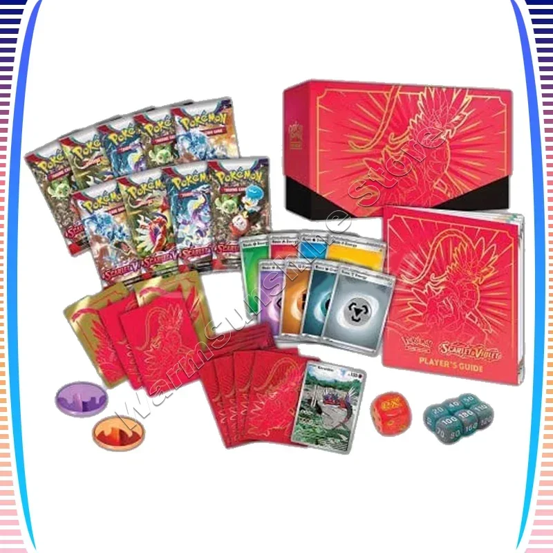 Pokemon Card Original Us Version PTCG Scarlet&Violet SV1 Koraidon ETB Elite Trainer Box Anime Cards Board Game Children Gifts
