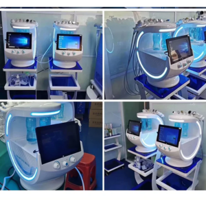Hydro Dermabrasion Facial Beauty Machine for Deep Cleansing Smart Ice Blue Multi-function Skin Management System
