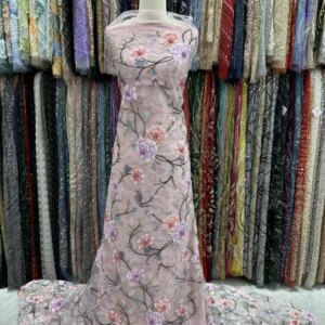 Africa Nigerian Beaded French Mesh Lace With Sequins High Quality 2025 Embroidery Lace Sequins Lace For Wedding Dresses Women