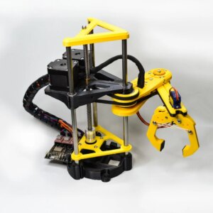 Arduino 3D Print Graphics Scara Robotic Arm with Stepper Motor UnoScara Robot Mamipulator Python Program DIY STEM Toys