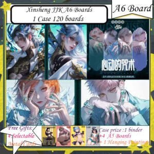 Xinsheng JJK A6 Boards Jujutsu Kaisen Trading Cards – Gojo Satoru Doujin Booster Box Kids Hobby Collection Toy & Gifts