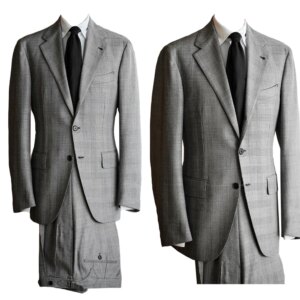 Latest Gentleman Men Suits 2-Pieces Stripe Slim Designer Wedding Formal Occasion Tuxedos Jacket and Pants Size Customized
