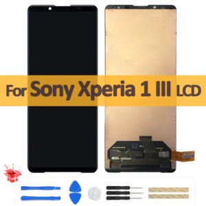 6.5″ Original For Sony Xperia 1 III LCD Display Touch Screen Digitizer Assembly For Sony x1 III XQ-BC72 lcd with Burn Shadow