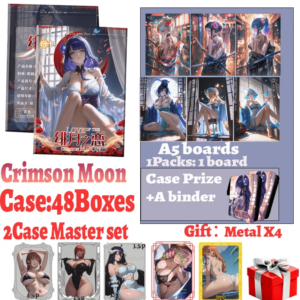 Master Set Goddess A5 Waifu Boards Crimson Moon Spicy Hobby Doujin Rare Collectible Boards Trade Card Hutao Ganyou Anime Gift To