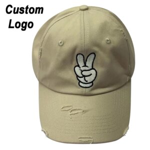 Custom Text Personal Name Softball Club Hiphop Players Custom Tennis Distressed Weathered Vintage Cap Old Looking Washed Hat