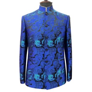 Standing Collar Chinese Suit Formal Dress Zhongshan Suit Suit Set