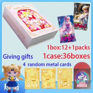 New Sailor Moon Card Justice Duel Anime Magic Girl Constellation Laser Ticket Stunt Metal Card Children’s Gift