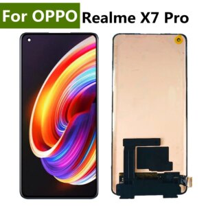 6.55″ AMOLED For OPPO Realme X7 Pro LCD Display Touch Screen Accessory Panel Glass Replacement For Realme X 7 Pro LCD