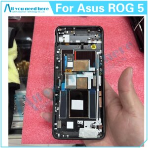 100% Test For Asus ROG Phone 5 ZS673KS I005DB I005DA ROG 5 ROG5 LCD Display Touch Screen Digitizer Assembly Replacement