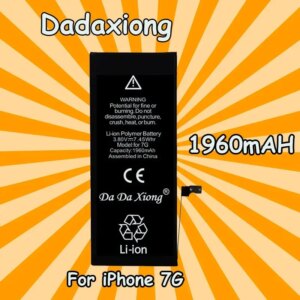 100pcs/Lot DaDaXiong Battery For iPhone 7G 1960mAh Real Capacity Zero Cycle Replacement Repair Parts DHL