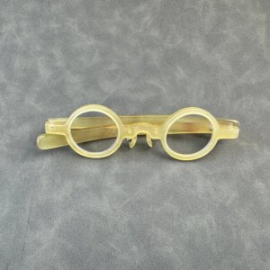 Eyeglass Frames Unique Small Round Handmade Natural Horn Reading Prescription Man Women’s Glasses Frames Optical Lenses Eyewear