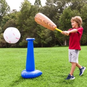 Outdoor Fun Games Inflatable Baseball Bat PVC Material Blow up Baseball Set Toys for Sale