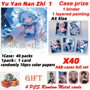 Wholesale 2025 Newest Goddess Story A5 Size Yu Yan Nan Zhi Wave 1 Collection Card Board Waifu Yae Miko Doujin Toys Artboard Gift