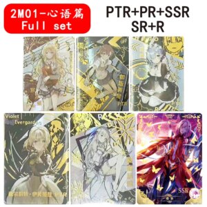 Goddess Story 2M01 Full Set Anime Characters Ram Miyazono Kaori Misaka Mikoto Emilia Collection Card Christmas Birthday Gift