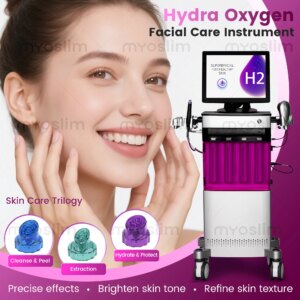 Hydra Oxygen Facial Machine Ultra Clear Deep Cleansing Skin Revitalizing Pore Minimizer Moisturizing Equipment AntiAging Beauty