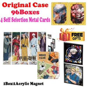 Newest Case Wholesale Jujutsu Kaisen JJK Acrylic Magnet Card Global Trading Japanese Anime Gojo Nanami ACG TCG Hobbies Gift