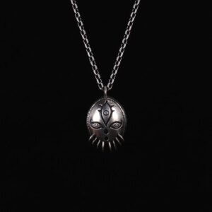 Handmade 23g 925 Sterling Silver Rakshas Pendant  New Band of the Hawk Cosplay Necklace