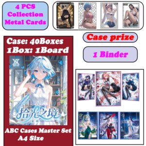 Wholesale 2025 Newest A4 Size The Realm of Picking Up Light Wave 1 Card Board Waifu Ganyu Palying ACG CCG TCG Hobbies Gifts