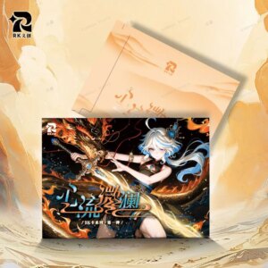 HEART FLOW A4 Boards Goddess Story Collection Card Waifu Booster Box Trading CCG TCG Doujin Toy And Hobbies Gifts