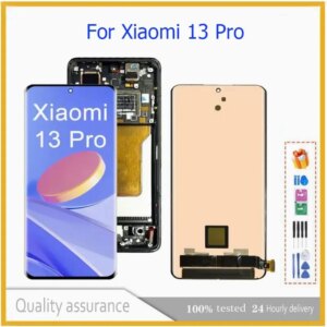 Original AMOLED For Xiaomi Mi 13 Pro LCD Display Touch Screens Digitizer Assembly Replacement Fit Xiaomi 13Pro Screen With Frame