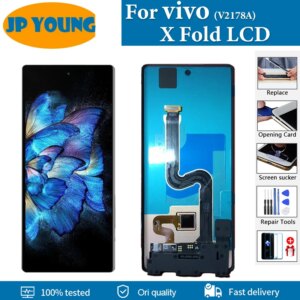 6.53″Original AMOLED For vivo X Fold Small LCD Touch Screen Digitizer Assembly Replacement For vivo X FoldSecond External Screen