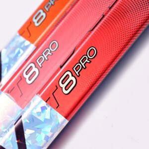 [2-Pack][Special Color][Red][FT8] New Ice Hockey Sticks Senior White FT8 PRO With Grip Carbon Fiber  P92 P28 P29