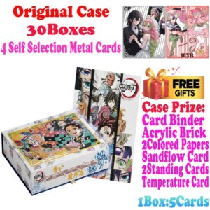 2025 Newest Case Wholesale Watermelon Culture Demon Slayer Colored Paper Nezuko Trading Card Mitsuri CCG TCG Hobbies Gift
