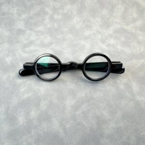 Eyeglass Frames Small Round Vintage Unique Handmade Buffalo Horn Reading Prescriprion Glasses Frames Optical Lenses Eyewear