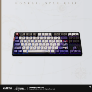 [Genuine]Game Acheron Keyboard MiHoYo Original Honkai Star Rail Acheron Theme Impression Series Mechanical Keyboard Cosplay Gift