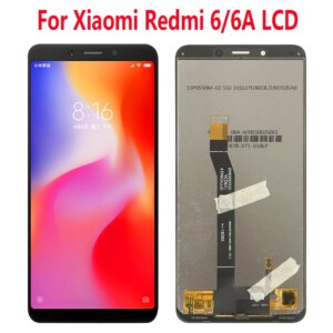 5.45”Original For Xiaomi Redmi 6 LCD Display Screen Touch Panel Digitizer Replacement Parts For Xiaomi Redmi 6A With Frame