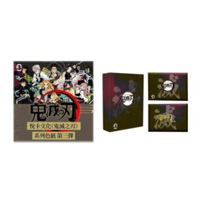 Wholesales Demon Slayer Collection Yueka A6 Art Board Diamond Ink Flower Sea Cute Angel Battle Playing Cards