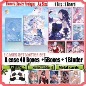 A5 Size Waifu Card ‘ Flowers Cluster Prologue ‘ Hobby Anime Doujin CCG Collection Card Game Acrylic Board Trade Card Gifts Toys
