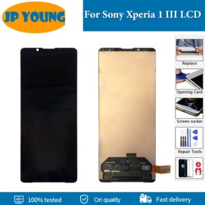 6.5″ OLED For Sony Xperia 1 III LCD Display With Burn-shadow Touch Screen Digitizer Assembly For Sony X1 III LCD Replacement