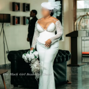 Customized Round Neck Tulle Round Neck Wedding Party Dress Mom Dress Lace Long Sleeve Splicing Short Hem Straight Trouser Suit