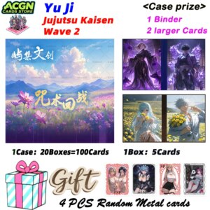 Newest Yu Ji Culture Jujutsu Kaisen Wave 2 Acrylic Colored Boards JJK Booster Box Gojo Satoru Nanami Sukuna Hobby Chrismas Gifts