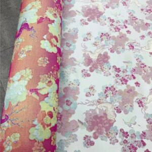 38 momme high custom-woven gold brocade silk new Chinese-style armor coat fabric