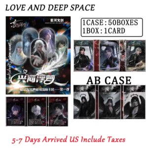 2025 Wholesales Love And Deep Space Collection Box Crystal Card Brick Sexy Male God Abs Series Anime Christmas Gift