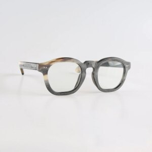 Eyeglass Frames Unique Matte Rough Square Retro Handmade Natural Horn Prescription Man Women’s Glasses Frames Lenses Eyeglasses