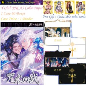New Y Club Jujutsu Kaisen Cards A5 Cards A5 Boards Gojo Satoru Nanami Hobby Collection Cards Doujin Booster Box Kids Toys Gifts