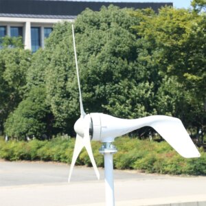Portable 3000W 12V24V48V wind turbine with foldable design for easy charging of mobile phone and laptop batteries